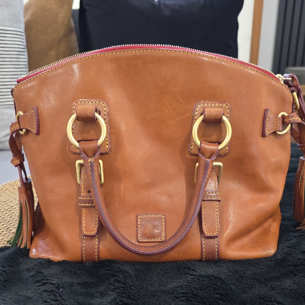 Dooney & Bourke Brown Leather Satchel
